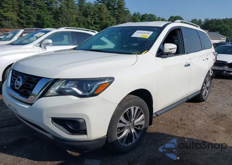 2017 Nissan Pathfinder S из США, поврежденный, VIN 5N1DR2MM7HC650594